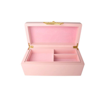 Boîte à bijoux de luxe personnalisable haut de gamme en velours pour emballage