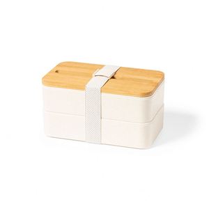 Promotional Eco 1400Ml 2 <b>Compartments</b> Grade Uv Printed Phone Holder Bamboo Lid Pp <b>Lunch</b> <b>Box</b> Office Home Kitchen Food - Product Image 1