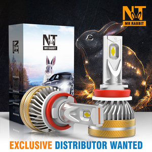 Proyector LED para Automóvil, 12 V, Blanco, IP68, Impermeable, 10000 Lúmenes, Kit de Conversión de Faros Delanteros 9005, Lente Bifocal, 80 W, X5/A3/A4 - Product Image 2