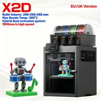Printer Global Version Bamboo X2D Unlocked A1C A2L P1SC P2SC H2SC H2D H2C dengan Remote Control, Multi Material, dan Dual Extruder
