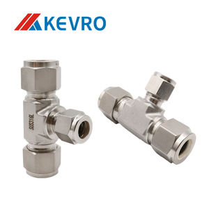 איחוד הפחתת 3 כיווני עם מוט דחיסה נירוסטה מתאים עבור מכשור ומערכות הידראוליות - Product Image 6