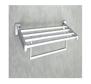 Aaron ชั้นวางผ้าขนหนูสแตนเลสอเนกประสงค์ระดับไฮเอนด์รับประกัน1ปีจากอินเดียโดยตรงอุปกรณ์ห้องน้ำระดับพรีเมี่ยม - Product Image 1