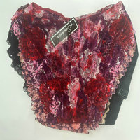 0.25 Dollar Model LAS008 Waist Free Wholesale Lace Thongs Breathable Floral Low Rise Underwear Women Cheap Panties