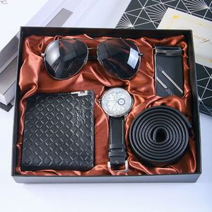 Set de Regalo <span class=keywords><strong>para</strong></span> Hombre XD 2026, Cinturón de Cuero PU Personalizado Hecho a Mano, Cartera, Gafas de Sol, Llavero, <span class=keywords><strong>para</strong></span> Padres, Novios, <span class=keywords><strong>Cumpleaños</strong></span>, Negocios - Product Image 2