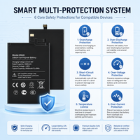 Baterai Pengganti HP BN46 Kapasitas Tinggi untuk Redmi Note 8 8T 7 7S 4000mAh Baterai Li-ion Polymer Grosir