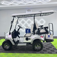 Nouvelle voiturette de golf et de chasse électrique à batterie lithium 60V MMC 2WD, 4 places, 25 MPH, autonomie 70-90 km