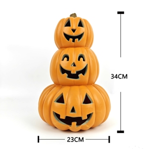 Pumpkin Vivid Funny Color Box Party High Quality Horror 2024 New Custom Halloween Decoration for Outdoor - Product Image 5