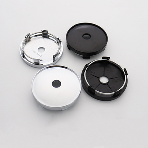 60mm Venta al por mayor Tuning Wheel Hubcap Cubierta <span class=keywords><strong>de</strong></span> rueda Galvanoplastia negra Tapas <span class=keywords><strong>de</strong></span> centro <span class=keywords><strong>de</strong></span> rueda Cubierta pequeña OD 60MM Sin logotipo - Product Image 1