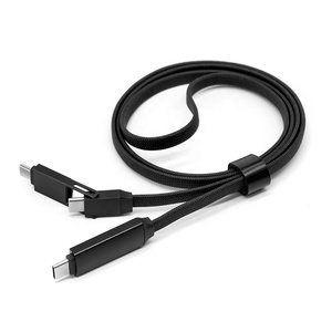 <span class=keywords><strong>สาย</strong></span>ชาร์จแม่เหล็กแบบถักไนลอน 3-in-1 ขนาด 100 ซม. รองรับ PD 60W พร้อมโลโก้สั่งทำพิเศษ, หัวชาร์จ Type-C สำหรับโทรศัพท์ทุกรุ่น - Product Image 6