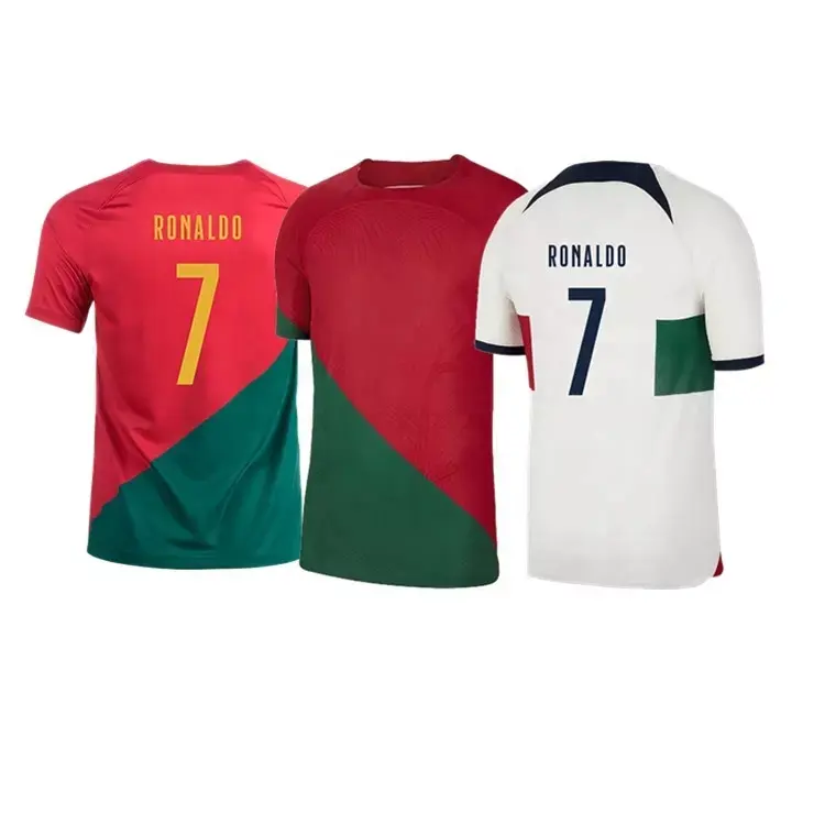 ขายร้อน 2022 RONALDOเสื้อฟุตบอลเสื้อฟุตบอลชายชุดเด็ก