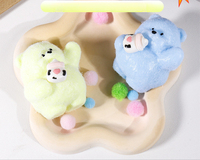 Ours Squishy Anti-Stress Mignon, Jouet Sensoriel Fidget, Cadeau pour Filles et Adultes, Idéal pour le Bureau, Faveurs de Fête, Jouets Anti-Anxiété, Vente en Gros