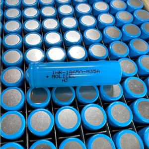 بطاريات ليثيوم قابلة لإعادة الشحن من ماركة Molicel طراز <span class=keywords><strong>18650</strong></span> M35a بجهد 3.7 فولت وسعة 3500 مللي أمبير في الساعة وتيار 10 أمبير، مناسبة لحزم بطاريات الدراجات الكهربائية - Product Image 4
