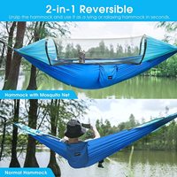 Hamac de Camping en plein air, parasol, balançoire, confort, Parachute, Portable, avec housse de moustiquaire