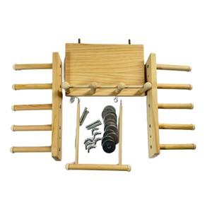 Wooden Parrot Climbing Ladder <b>Swing</b> Platform Bird Perch Set For Small Birds Indoor Durable Toy - Product Image 3