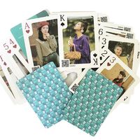 Jeu de Cartes de Poker PVC Imprimé sur Mesure et Économique, 100% Imperméable, Cartes à Jouer pour Baloot