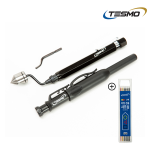 Ensemble de alésoirs à tuyaux en cuivre de type stylo Tesmo avec crayon de charpentier pour le débavurage et le marquage - Product Image 6