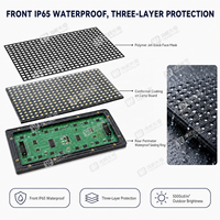 Outdoor P10 LED-Anzeigemodul 320x160mm Vollfarbige SMD3535 LED-Module für Werbebildschirme Wasserdichtes LED-Modulpanel
