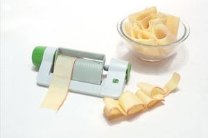 Éminceur de cuisine multifonctionnel créatif et élégant, pratique, manuel, amovible, pour fruits et légumes, lame en acier inoxydable PP - Product Image 4