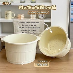 Bañera Extra Grande para Pies con Función de Masaje, Apta para Uso Doméstico, Dormitorios Estudiantiles, Bañera de Plástico Reforzado - Product Image 2