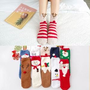 Calcetines de Coral de Alta Calidad al por Mayor, Calcetines Divertidos de Navidad, Calcetines Gruesos de Invierno - Product Image 1