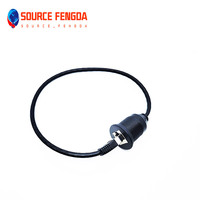 Rj45 Konektor Tahan Air Usb Extender Rj45 Laki-laki Ke Perempuan CAT5e LAN Ethernet Adaptor Jaringan Mobil Tahan Air Kabel