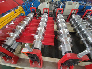 고품질 자동 금속 바닥 타일 제조 기계 산업용 건축용 강판 롤 성형 - Product Image 4