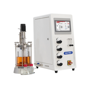 Bioréacteur SCITEK OEM 0~150.0C avec verre borosilicate 3.3, écran tactile couleur 10,1 pouces, 2 rotamètres, capacité de 1 à 15 L pour laboratoire - Product Image 2