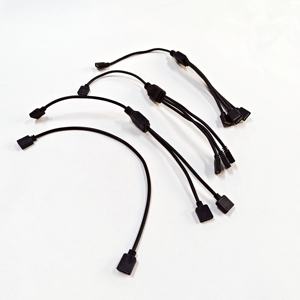Cavo di fabbrica da 1 a 3 ARGB Splitter 5V 4pin indirizzabile estensione RGB 3 connettori femmina per i ventilatori per PC direttamente in fabbrica - Product Image 1
