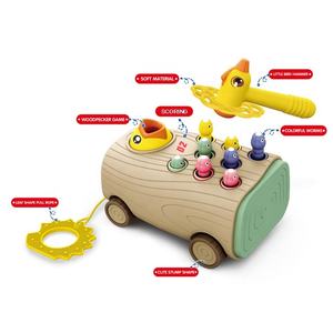 Niño educación temprana contando color cognición juguete pájaro carpintero atrapando <span class=keywords><strong>gusano</strong></span> juego <span class=keywords><strong>martillo</strong></span> whack-a-mole juego con luz y música - Product Image 6