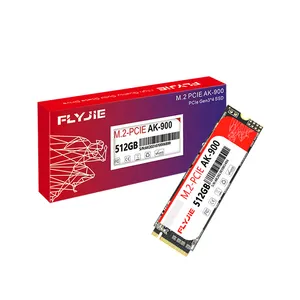 محرك أقراص الحالة الصلبة الداخلي من Flyjie, محرك أقراص الحالة الصلبة من Flyjie SSD مساحة 128 جيجا بايت و 256 جيجا بايت و 512 جيجا بايت و 2280 جيجا بايت و 1 جيجا بايت و 2 بوصة من نوع M.2 و من NVMe PCIe Gen3.0 x4 ثلاثي الأبعاد TLC محرك أقراص الحالة الصلبة الداخلي من طراز و