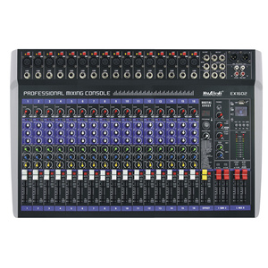 Console de mixage audio professionnelle EX Professional 8 12 16 canaux avec MP3, USB et lecteur de carte SD pour spectacles sur scène - Product Image 3