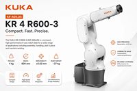 Robot Industrial KUKA KR 4 R600-3 KR AGILUS con Carga Útil de 4 kg, Alcance de 600 mm y 6 Ejes