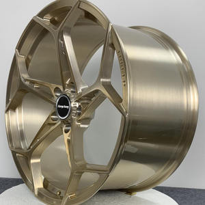 ล้อรถปลอมแปลงดีไซน์ใหม่สีทองขัดเงา18 19 20 21 <span class=keywords><strong>22</strong></span>นิ้วสำหรับรถแข่ง Porsche Ferrari Pontiac <span class=keywords><strong>G8</strong></span> Acura NSX - Product Image 2