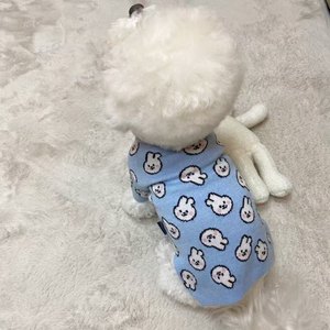 Cappotto Imbottito di Lusso con Motivo a Coniglio per Cuccioli, Maglione per Cani di Piccola Taglia, Design con Coniglio per Animali Domestici - Product Image 6