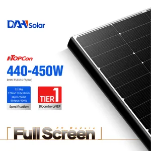 DAH Solar Panel Manufacture New Energy 440w Topcon Solar Panel Ready to Ship