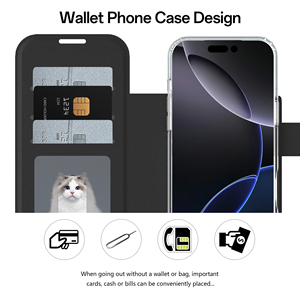 2025 Wholesale Factory High Bulk Leather <strong>Mobile</strong> Phone Accessories Wallet <strong>Bag</strong> Business Style - Product Image 3