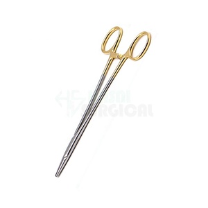 Best Quality Dental Needle Holders Stainless Steel Orthodontic Plier Gold Plated Handle Implant Castroviejo - Product Image 6