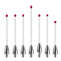 Sonde CMM à filetage M4, boule en rubis et aiguille de mesure en céramique de tungstène pour machine-outil