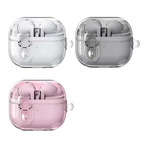 Para Samsung <span class=keywords><strong>Buds</strong></span> 3 Pro <span class=keywords><strong>Funda</strong></span> transparente con bloqueo seguro <span class=keywords><strong>Funda</strong></span> para auriculares para Samsung <span class=keywords><strong>Galaxy</strong></span> <span class=keywords><strong>Buds</strong></span> 3 Pro Buzz 3 Pro Fundas TPU PC Fundas - Product Image 1