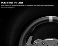 Setir MOZA Racing ESX untuk Xbox dengan 22 Tombol yang Dapat Disesuaikan, Pegangan PU ISF yang Tahan Lama, dan Basis R9/R12 Opsional