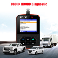 Herramienta de Diagnóstico para Camiones de Servicio Pesado LAUNCH X431 Creader CR-HD, Comprobación de Motor de Camión de 24 V, Escáner Automotriz OBD2 Completo