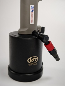 Pistolet à rivets pneumatique CX106200S, course de 18 mm, force de traction de 4850 N, riveteuse pneumatique équivalente POP pour rivets de 2,4 à 3,2 mm de tous types de matériaux - Product Image 6