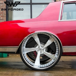 बीडब्ल्यू 2/3 टुकड़े गहरे पकवान एल्यूमीनियम जाली मिश्र धातु पहिया 15 16 17 18 19 20 इंच 5x120 5x127 5x114.3 6x139.7 पॉलिश व्हील - Product Image 3