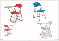 Chaise pliante pour la formation, les réunions, les études avec table d'écriture
