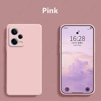 Coque de téléphone en silicone antichoc 2026 pour iPhone, couleur bonbon liquide carrée, protection arrière pour mobile – Idéale pour le dropshipping