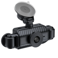 Caméra embarquée Relee 4 canaux 170° pour voitures, 1080P/2K, WiFi, GPS, vision nocturne, capteur G, enregistrement en boucle, écran 3,0 pouces, LED intégrée