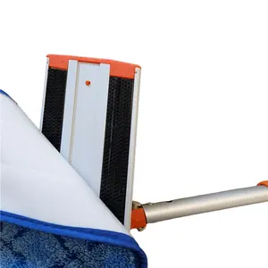 Microfiber Aluminium Frame 360 Triangle Rotation Square Stick Magic Floor Cleaning Flat Mop Free Hand Washing