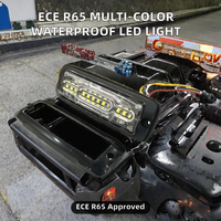 Feux stroboscopiques LED bleus homologués ECE R65, feux de calandre d'urgence pour voiture, étanches IP67, nouvelle garantie de 2 ans