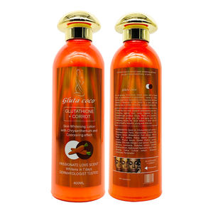 OEM marque privée Gluta Coco <span class=keywords><strong>carotte</strong></span> <span class=keywords><strong>lait</strong></span> blanchissant Gluta Kojic Terminal blanc fort extrême Illuminateur Lotion pour le corps - Product Image 1