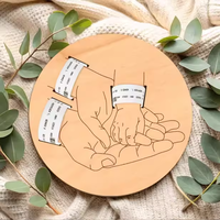 Support en bois pour bracelets de nouveau-né, décoration de chambre de bébé avec nom, annonce de naissance, cadeau souvenir de l'hôpital